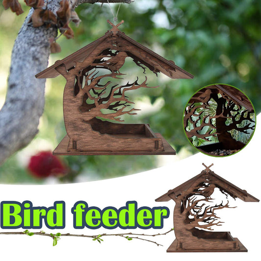 Wooden Birdhouse Garden Decoration