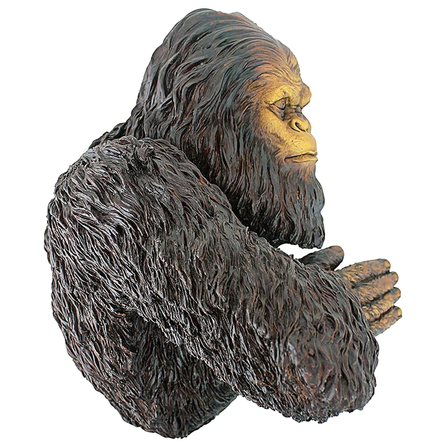 Bashful Bigfoot Tree Statue Whimsical Cartoon Orangutan Sculpture Tree Garden Yard Art Tree Garden Decoration Dropship